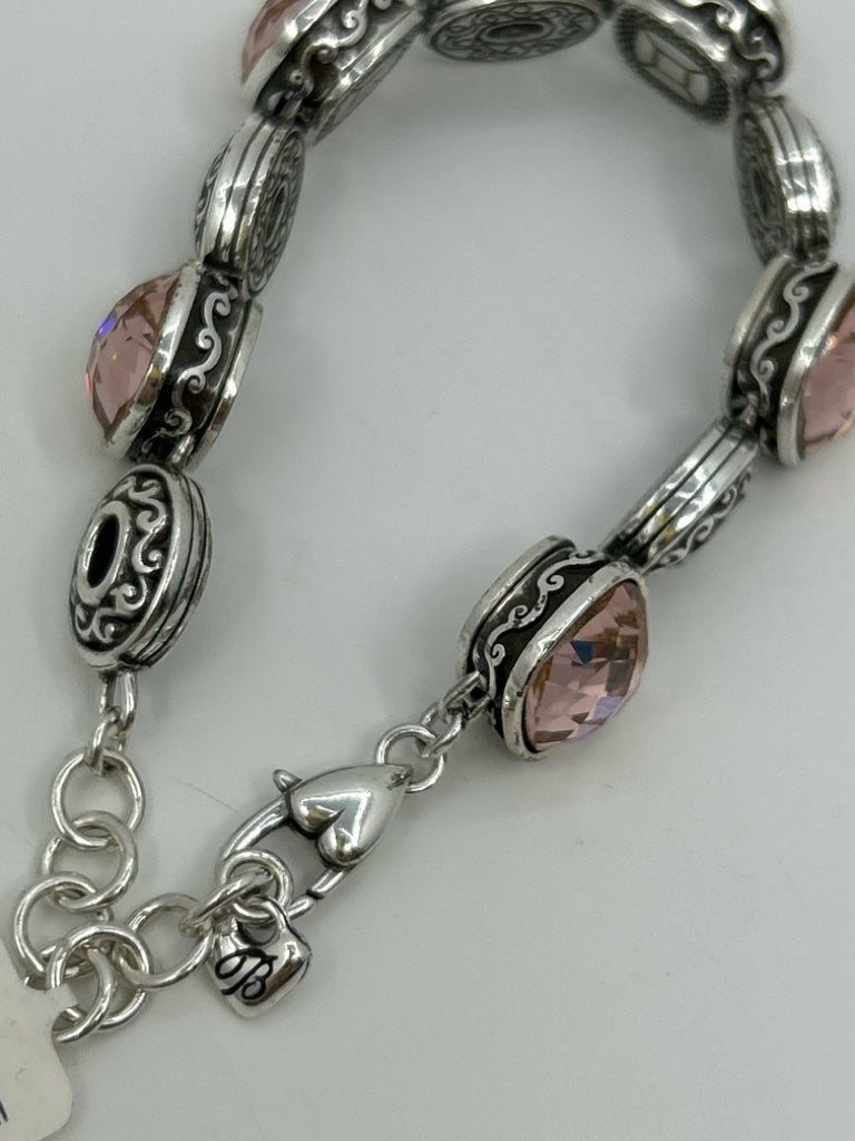 BRIGHTON Silver and Pink Venus Bracelet NWT