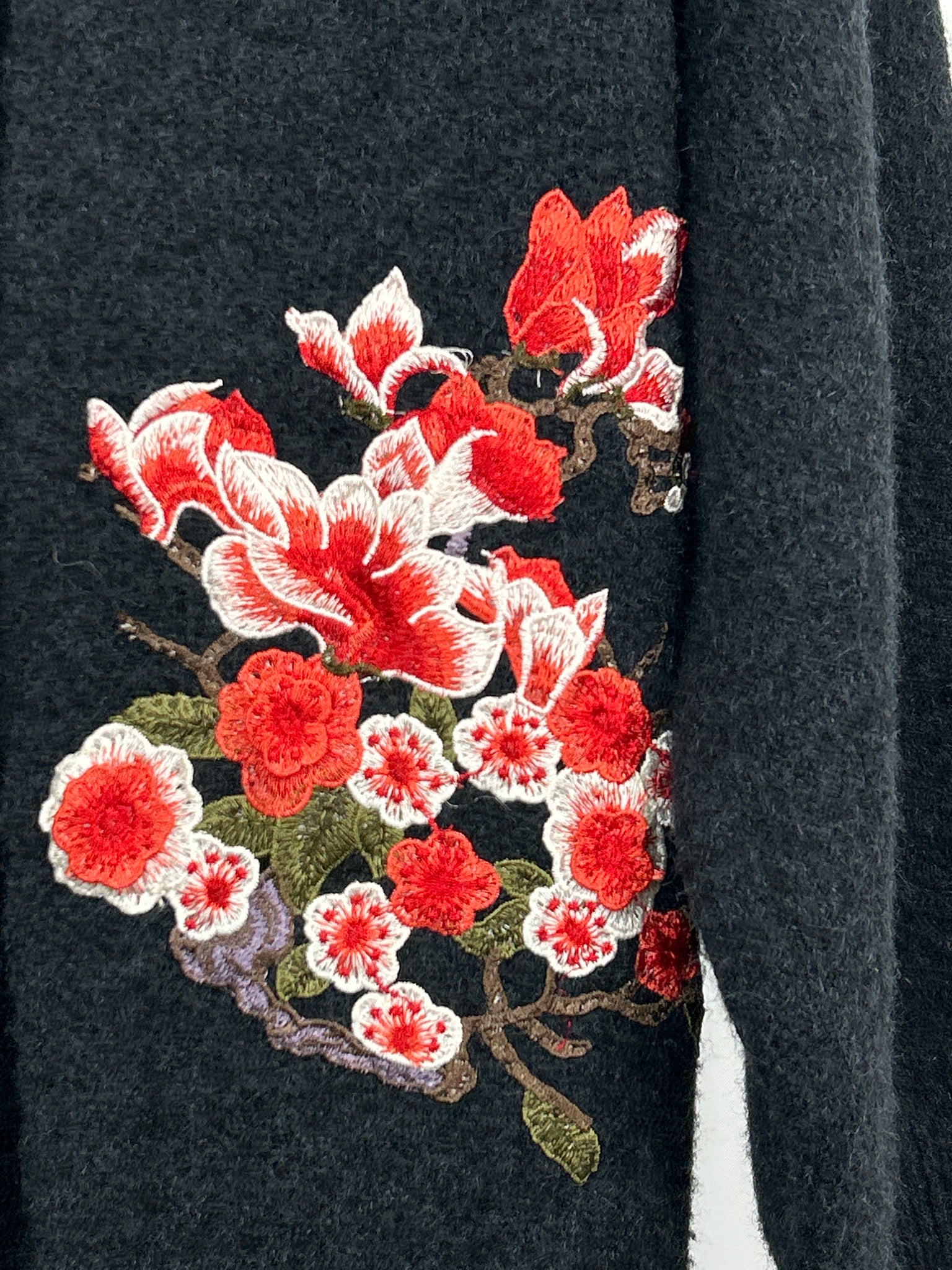 SIMPLY COUTURE Size XL Charcoal Print Women Jacket