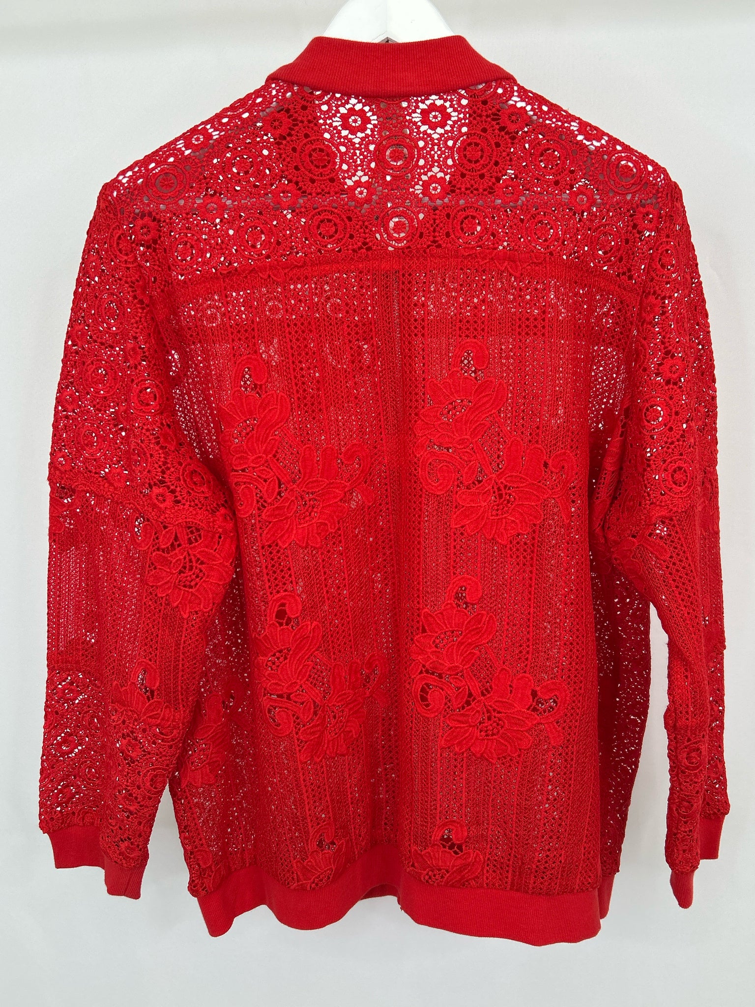 CHICO'S Size 16 Red Women Jacket