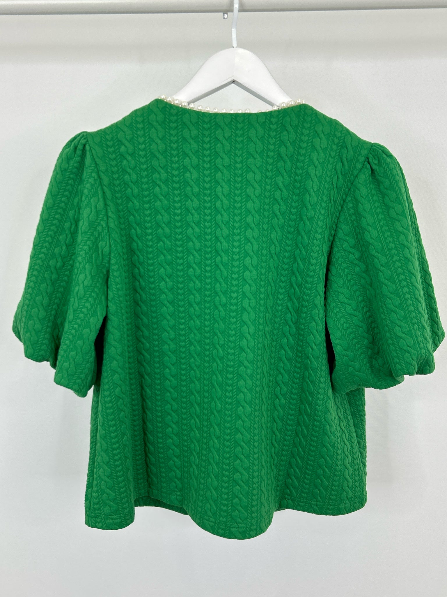 VOY Size S Green Women Cardigan
