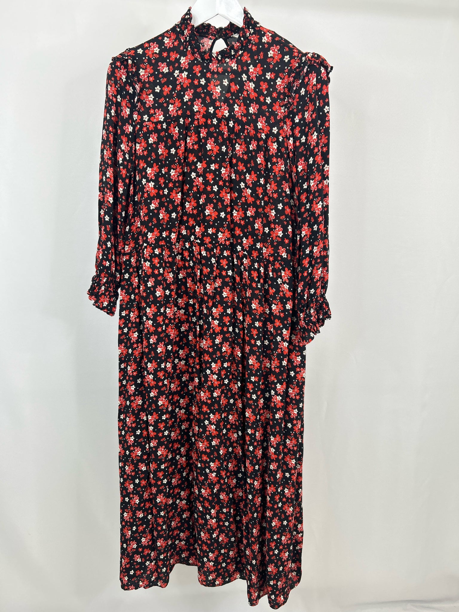 ZARA Size S Red and Black Women Dress