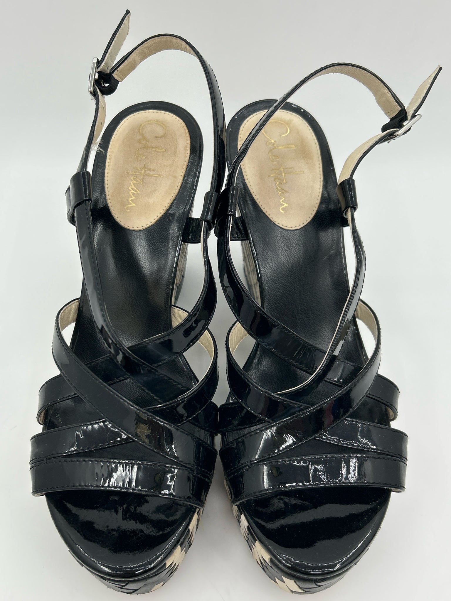 COLE HAAN Size 9B Black Women Sandal