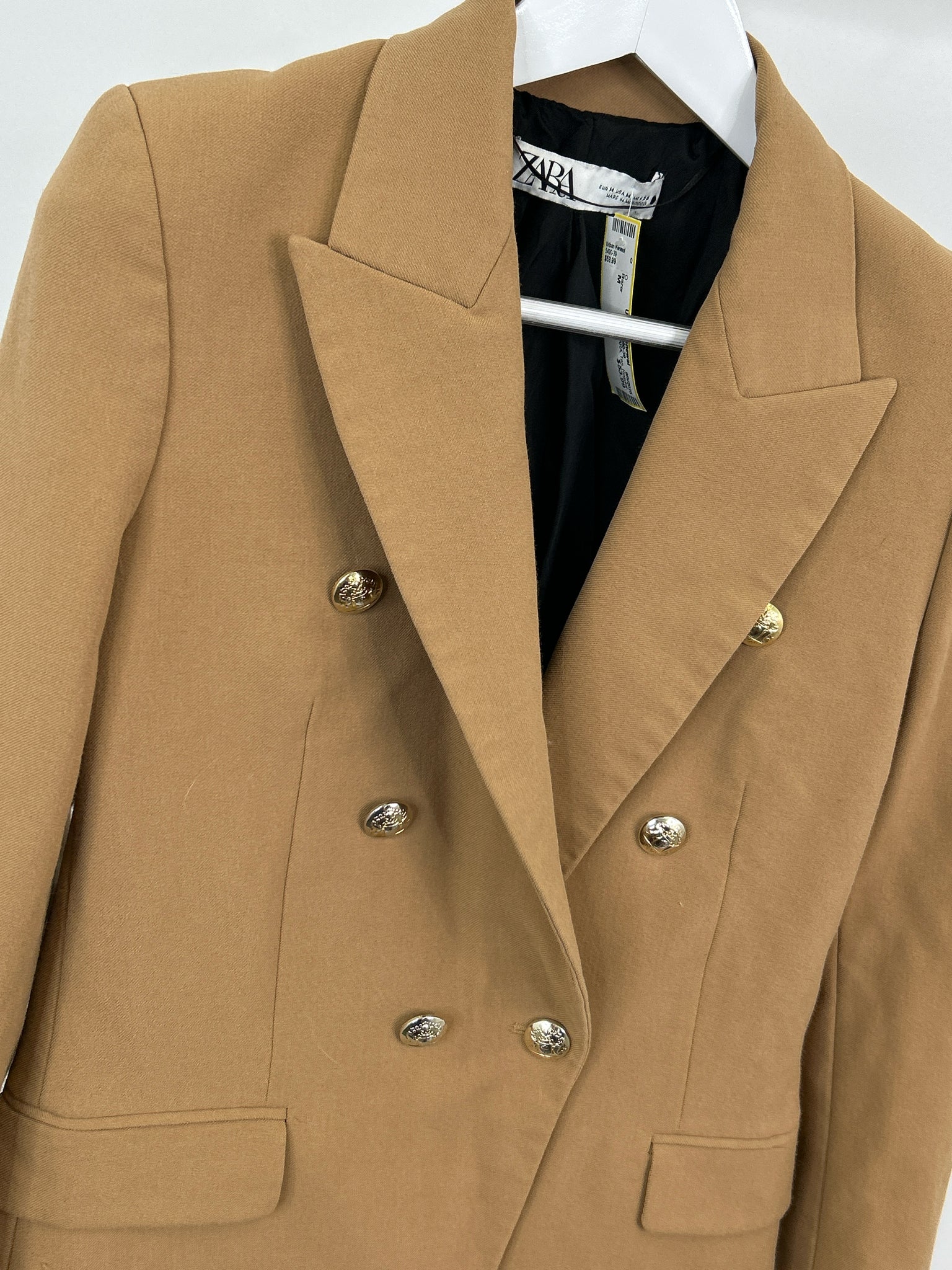 ZARA Size M Tan Women Blazer