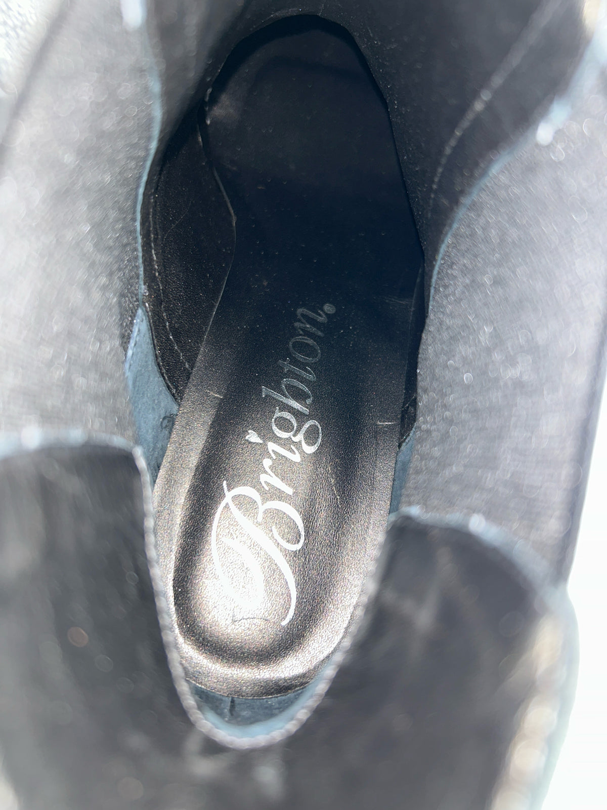 BRIGHTON NIB Size 10M Black Women Booties