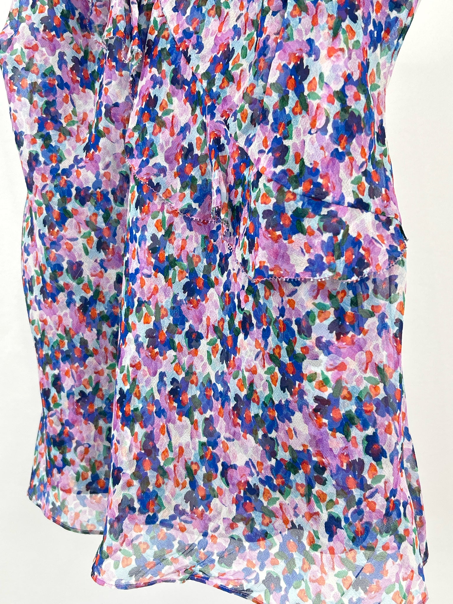 VERONICA BEARD Size 8 Blue floral Women Camisole