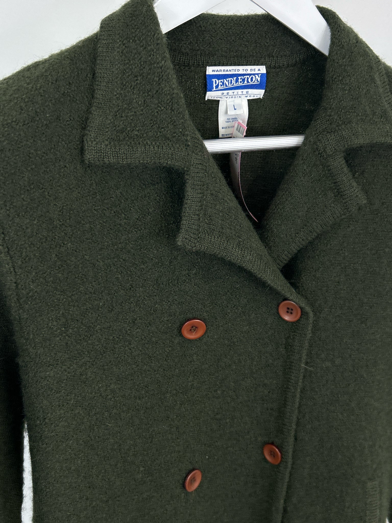 PENDLETON Size LP Green Women Jacket