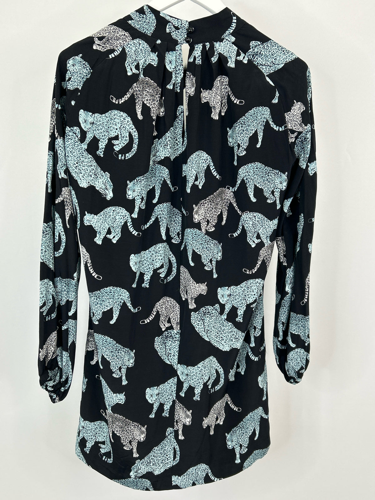 DIANE VON FURSTENBERG Size S Navy & Blue Women Dress