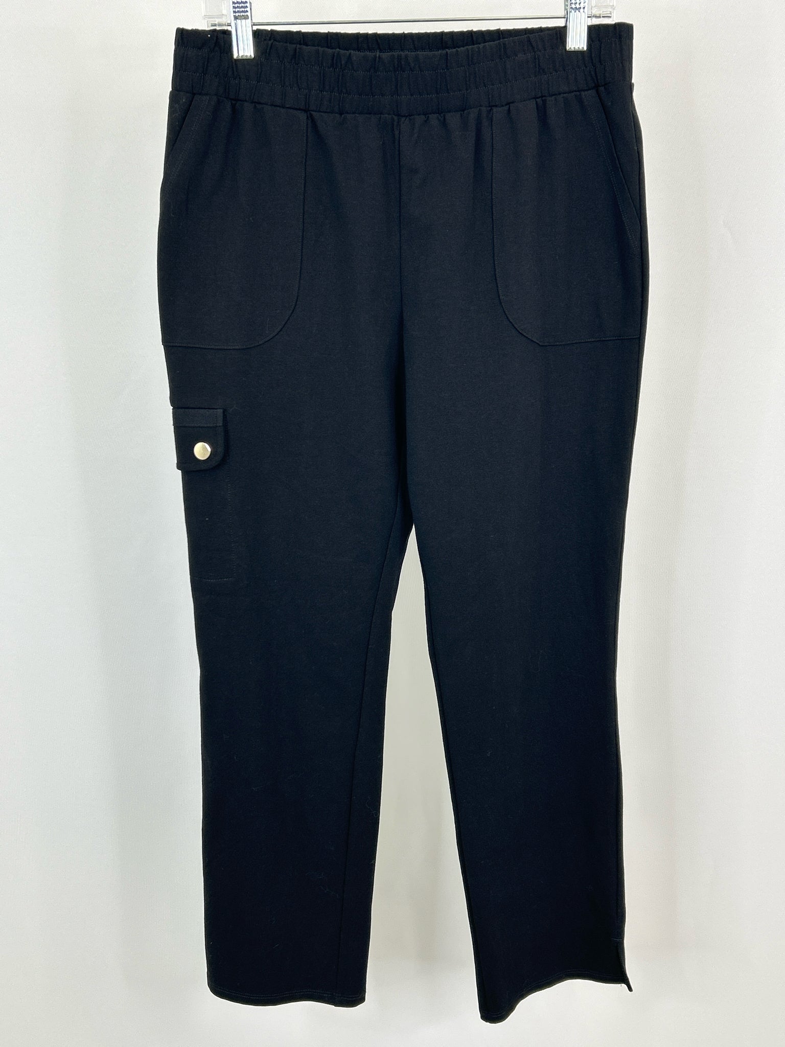 CHICO'S Size 1/US Size 8/10 Black Women Pants NWT