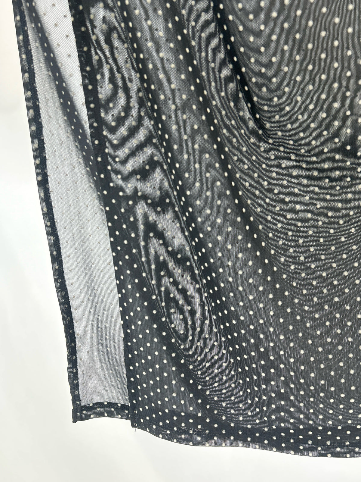 MAEVE Size S Black Polka Dots Women 2-Piece w/skirt