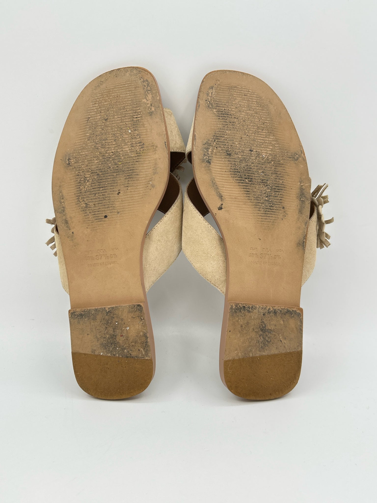 FS/NY Size 8.5 Beige Women Sandal