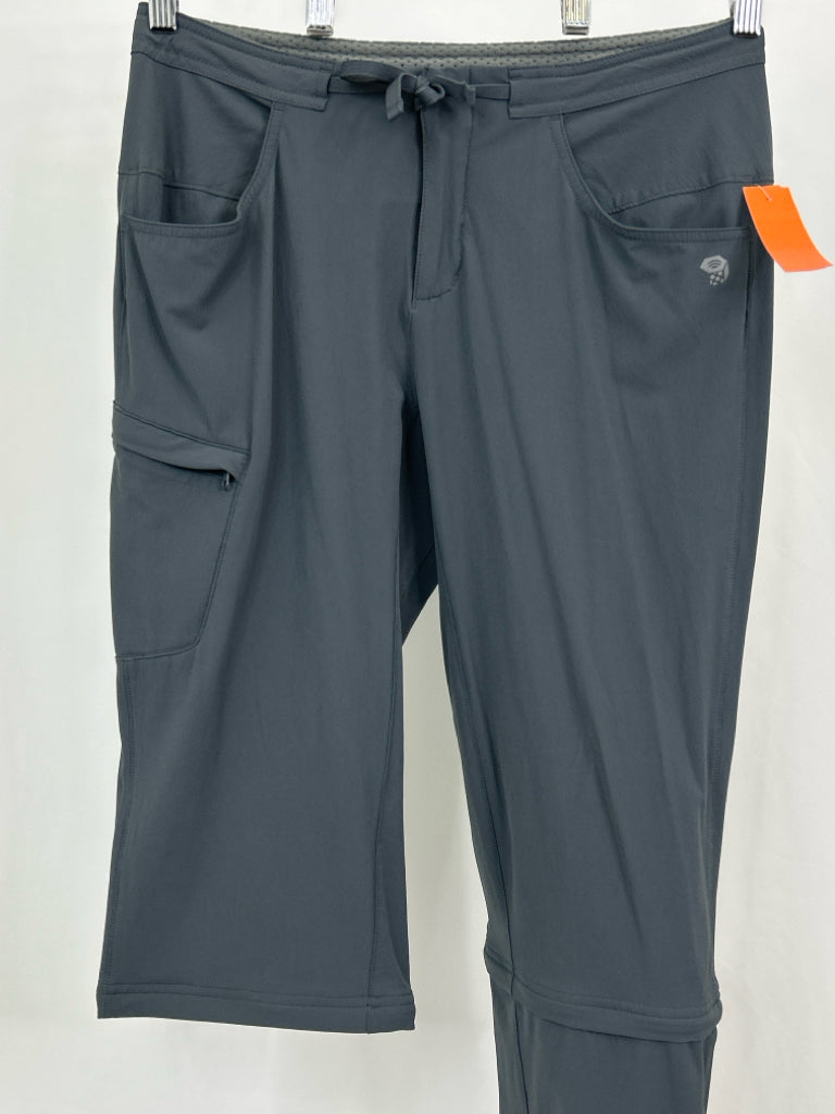 MOUNTAIN HARD WEAR Women Size 6/32 Grey Convertible Hiking Pants