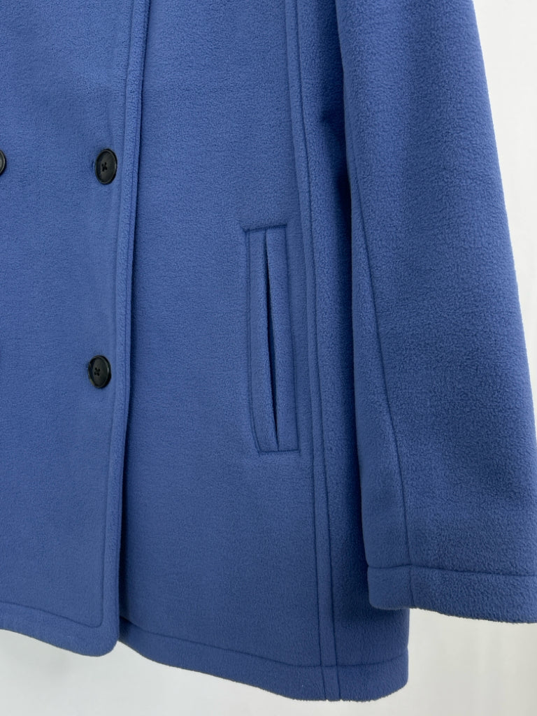 LL BEAN Women Size L Blue Coat