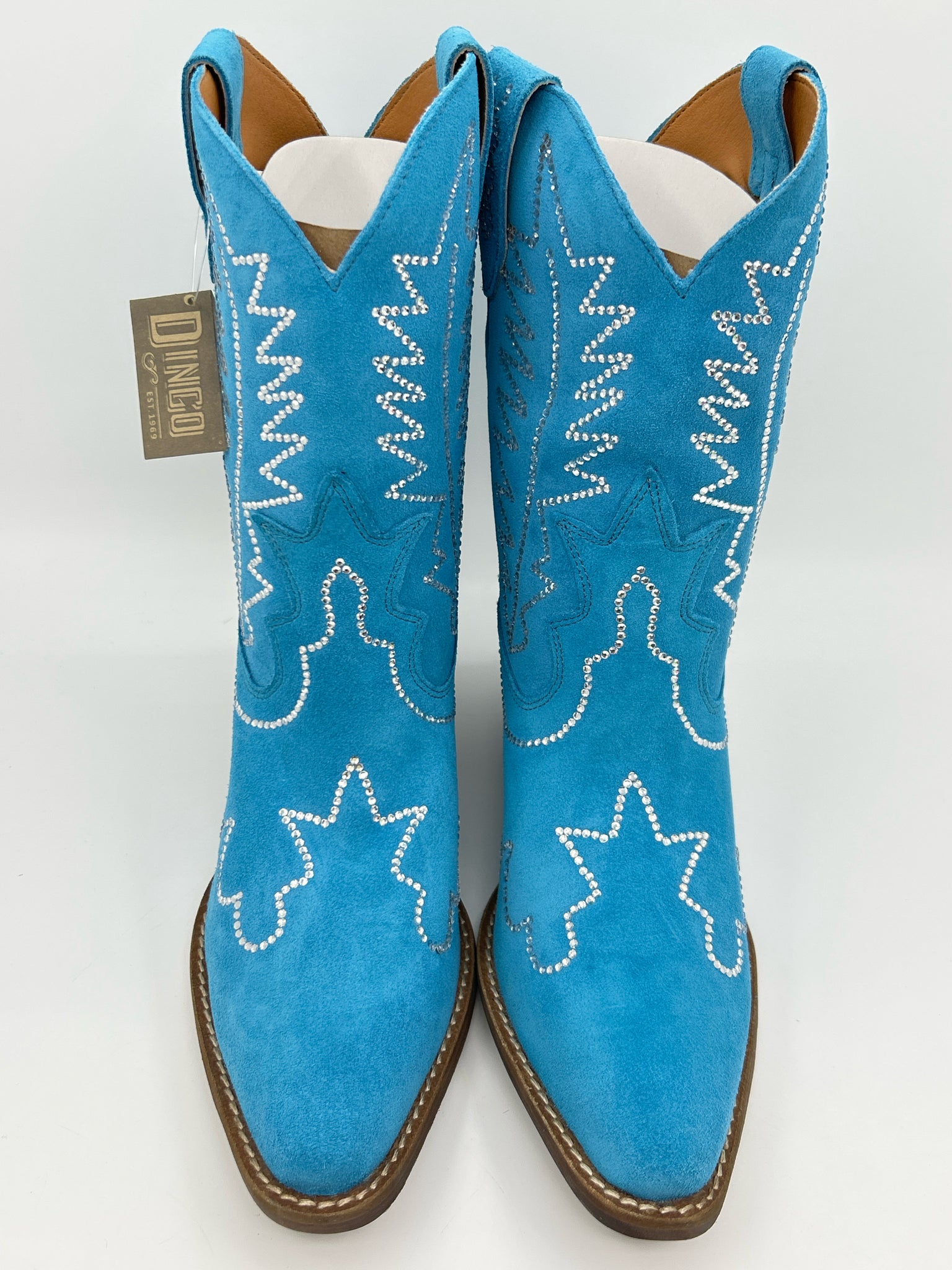 DINGO Size 8.5M Blue Women Boots
