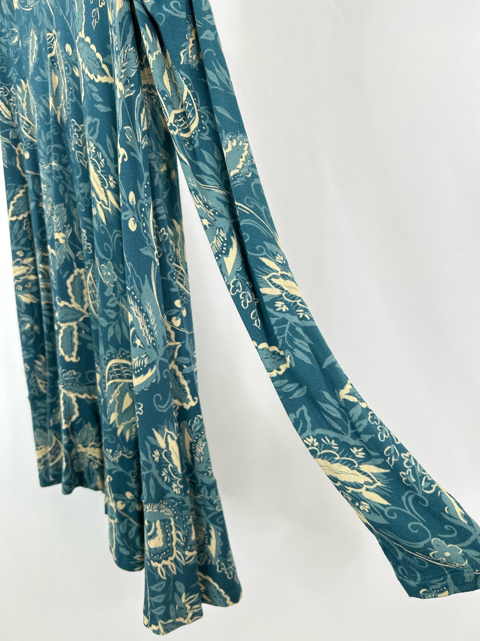 FREE PEOPLE Size XS Teal Print Women Dress