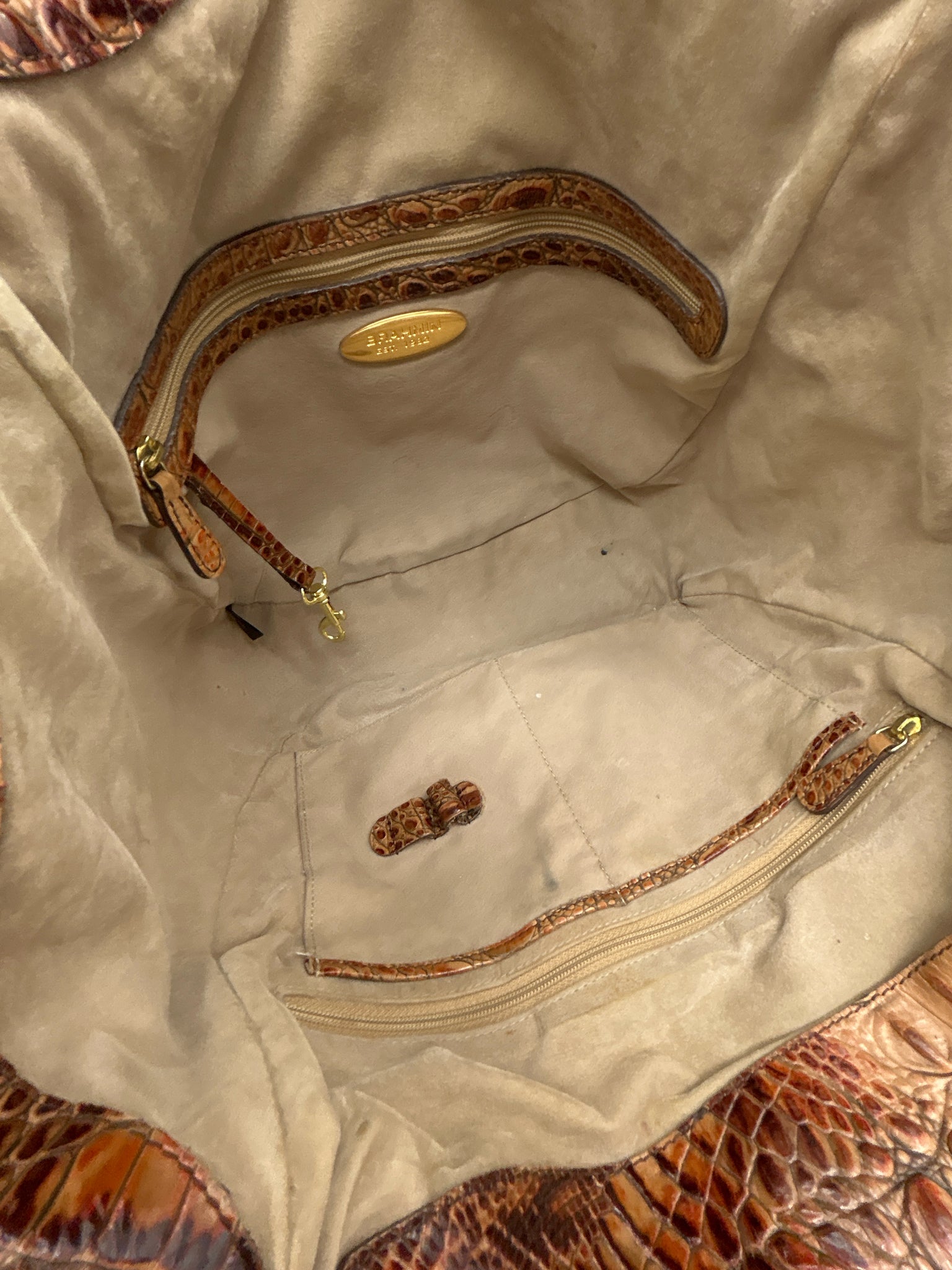 BRAHMIN Almond Brown Women Purse