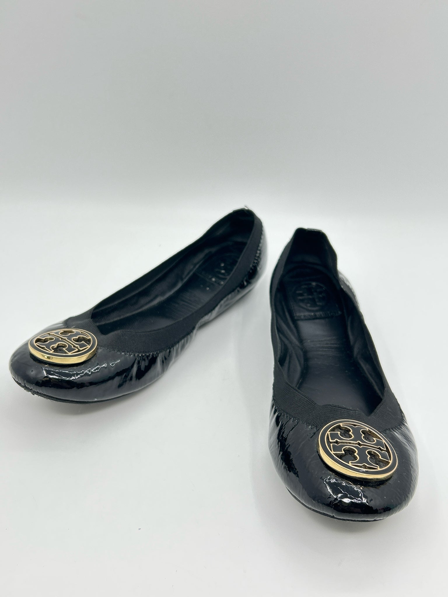 TORY BURCH Size 7M Black Women Flats