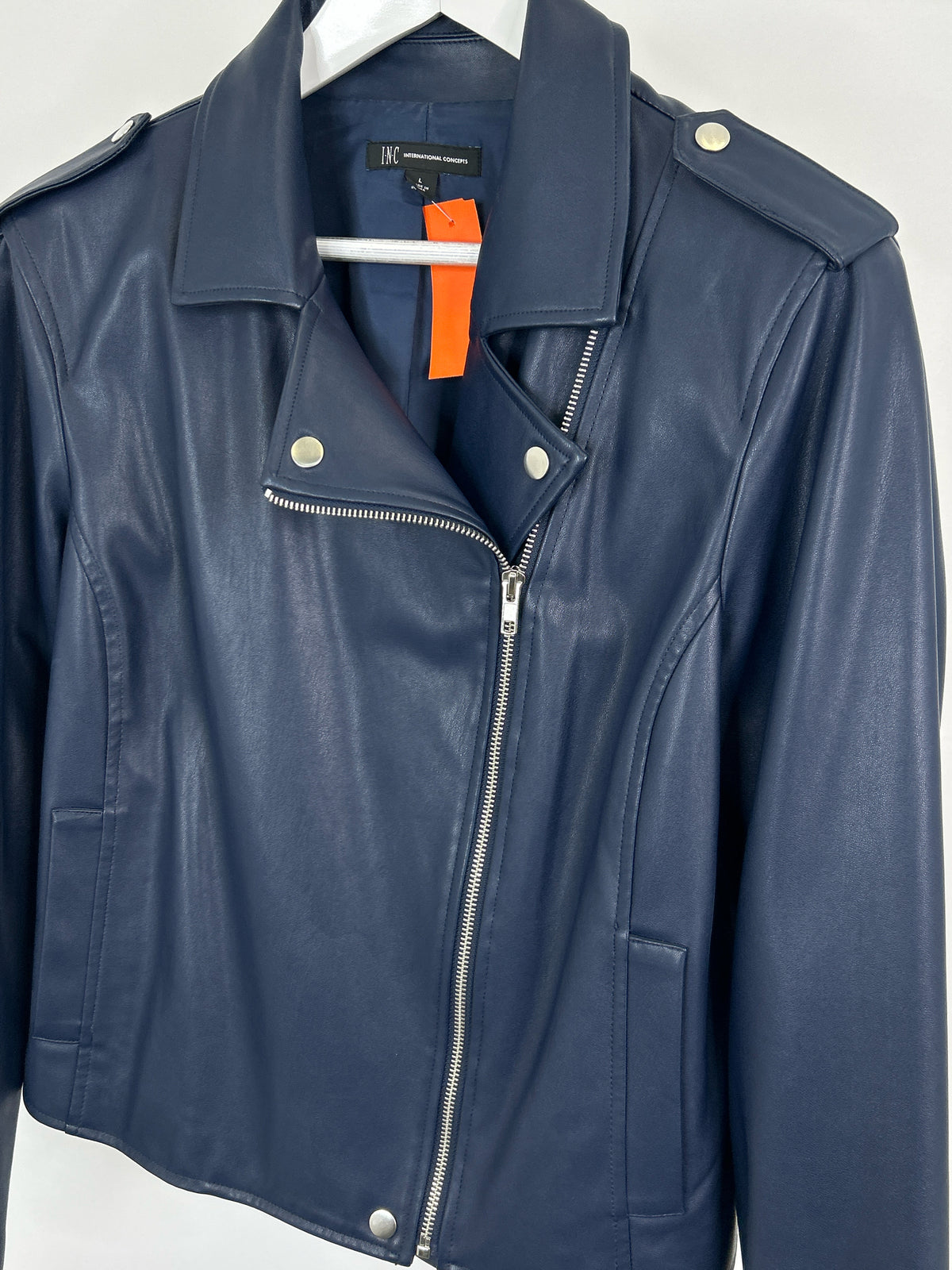 INC Size L Navy Women Jacket