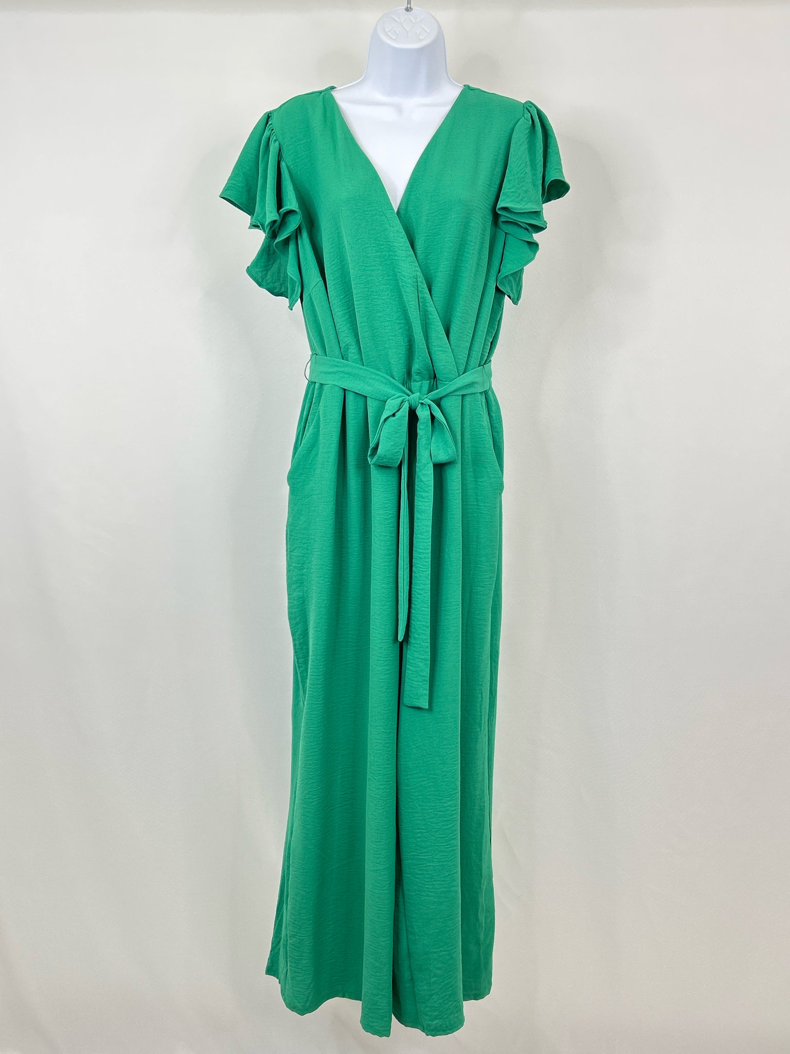 MSK Size 1X Green Women Jumpsuit