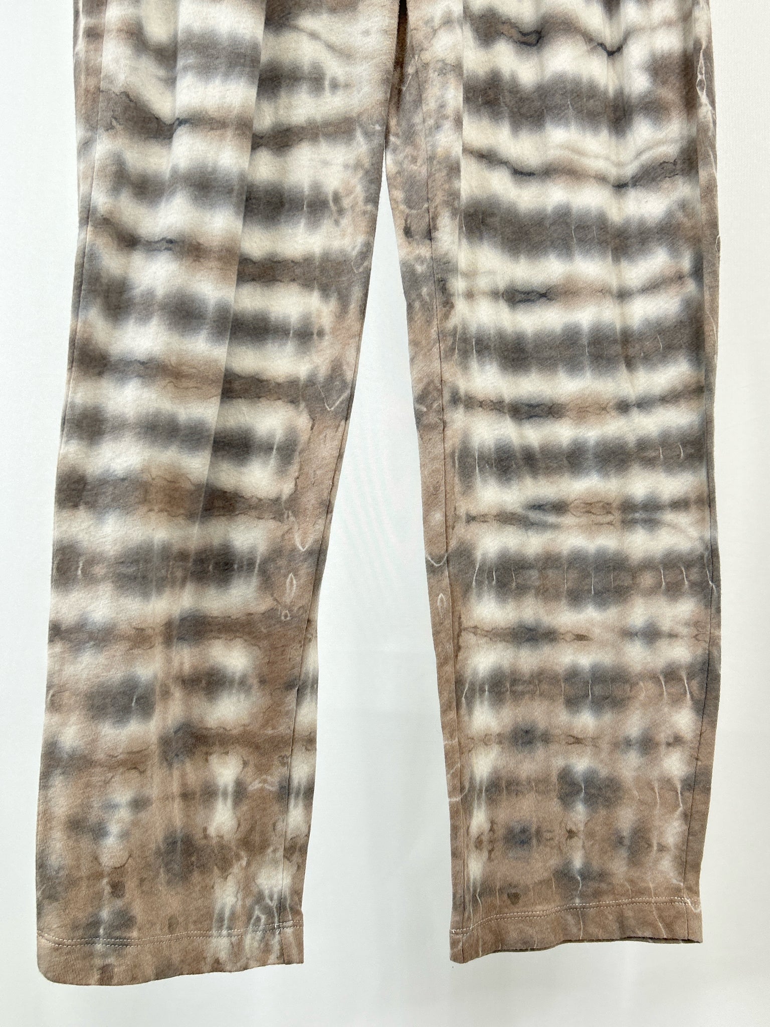 RAQUEL ALLEGRA Size XL Taupe Print Women Pants