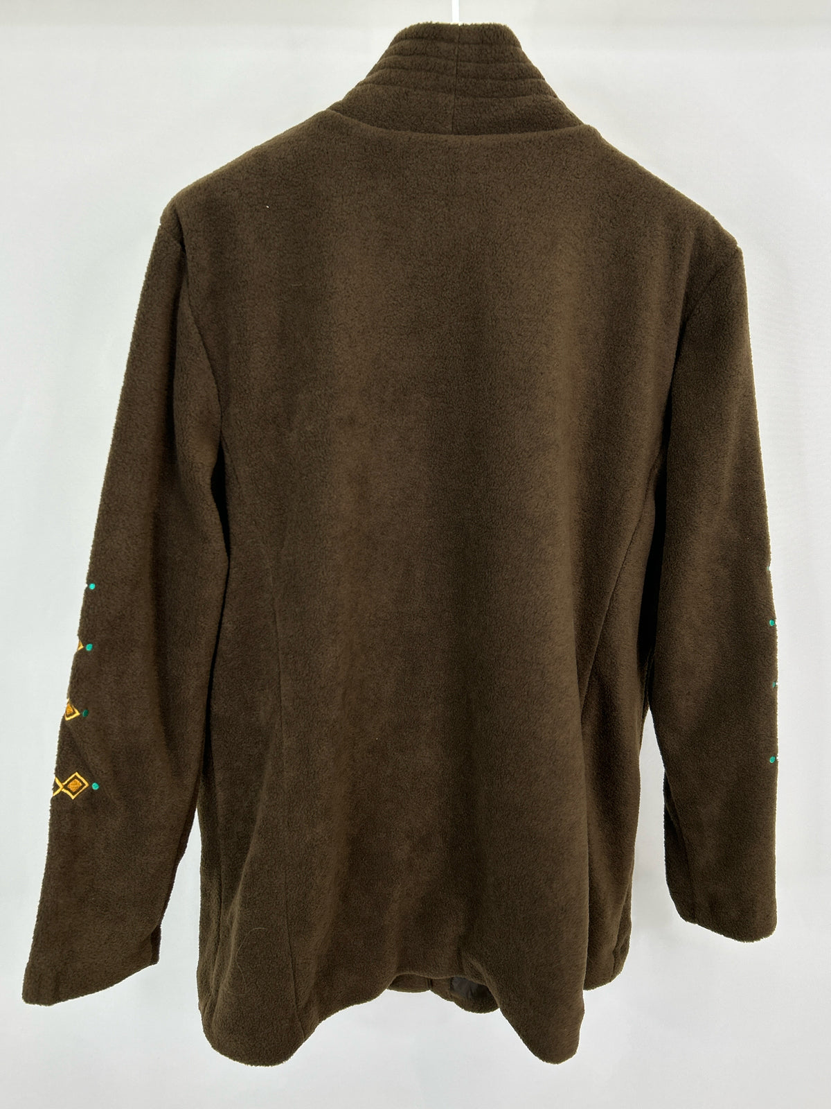 BOB MACKIE Size XL Brown Print Women Jacket