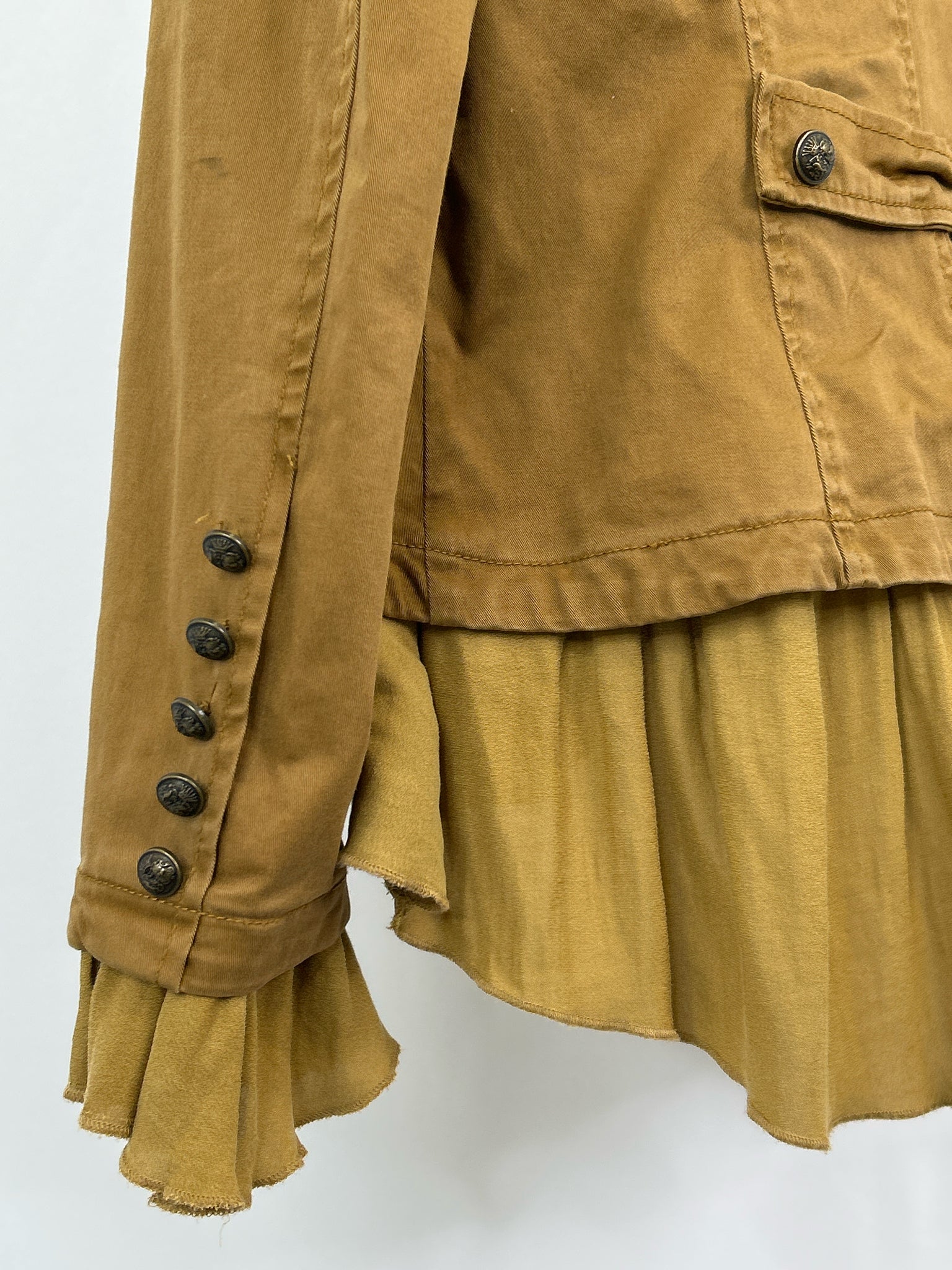 FREE PEOPLE Size M Tan Women Jacket