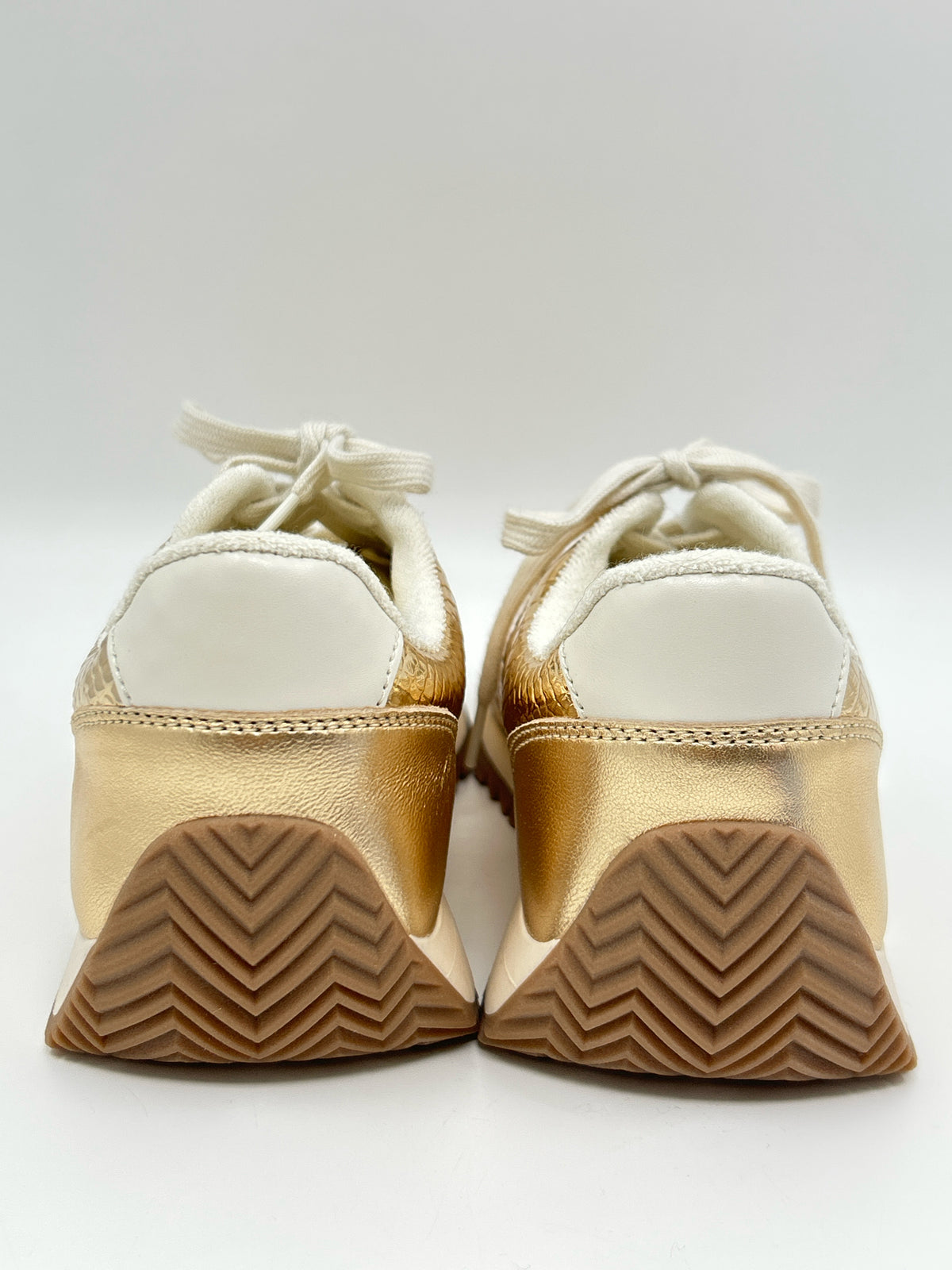 MICHAEL KORS Size 9M Gold Women Sneakers