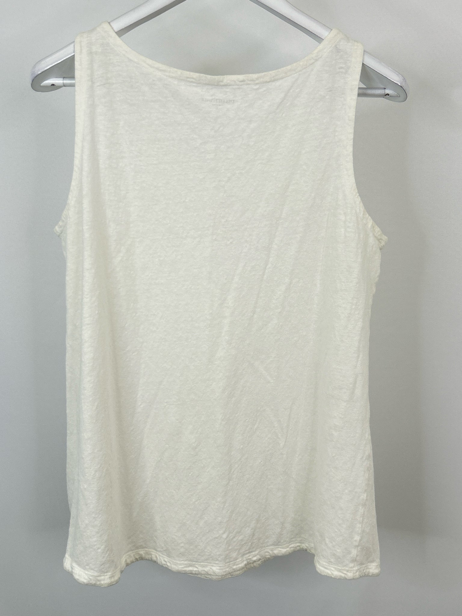EILEEN FISHER Size L White Women Top