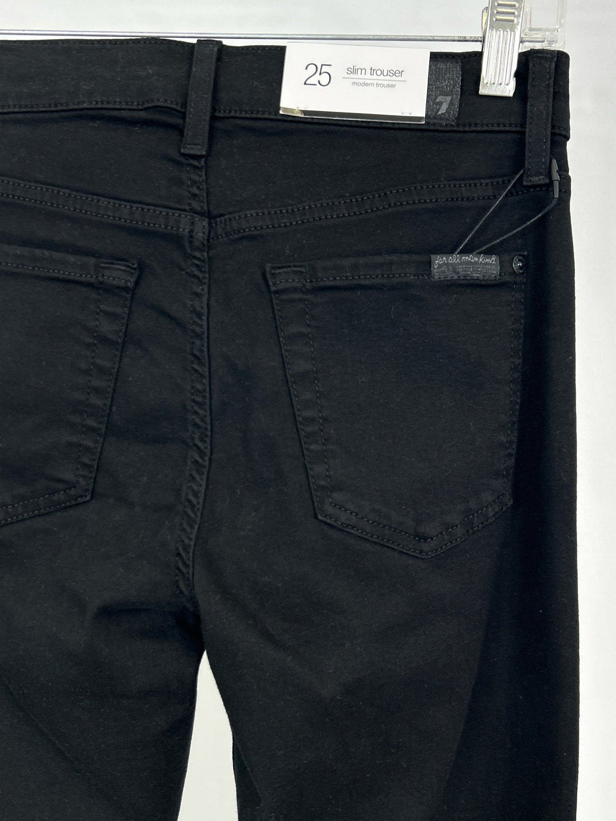 7 FOR ALL MANKIND Size 25/0 Black Women jeans