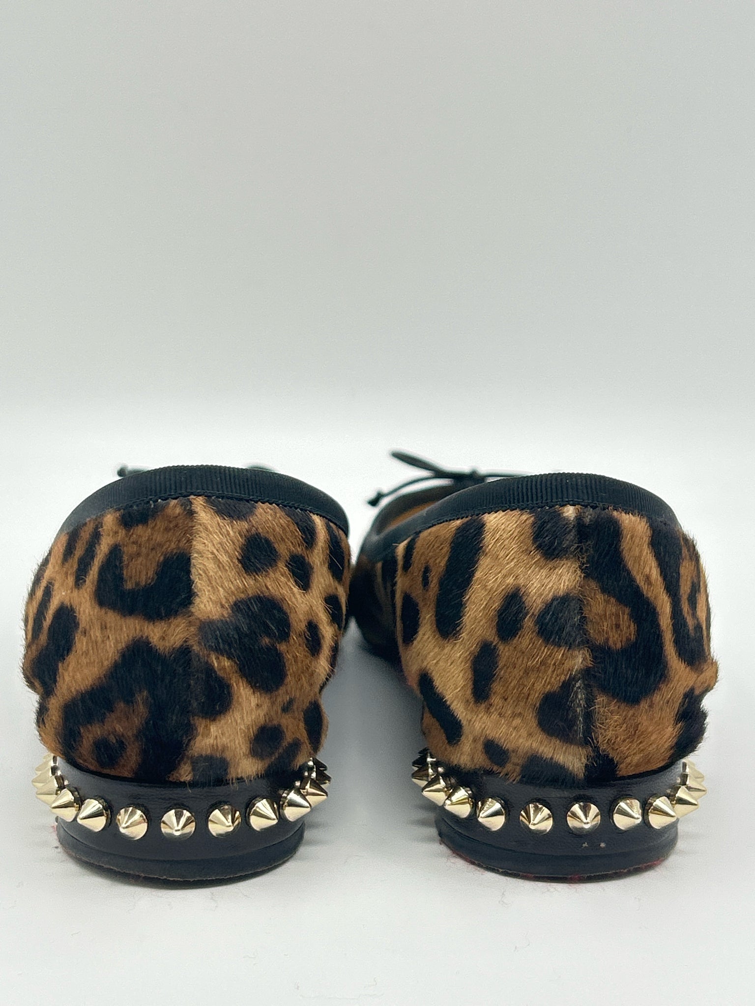 CHRISTIAN LOUBOUTIN Size 37 Animal Print Women Flats