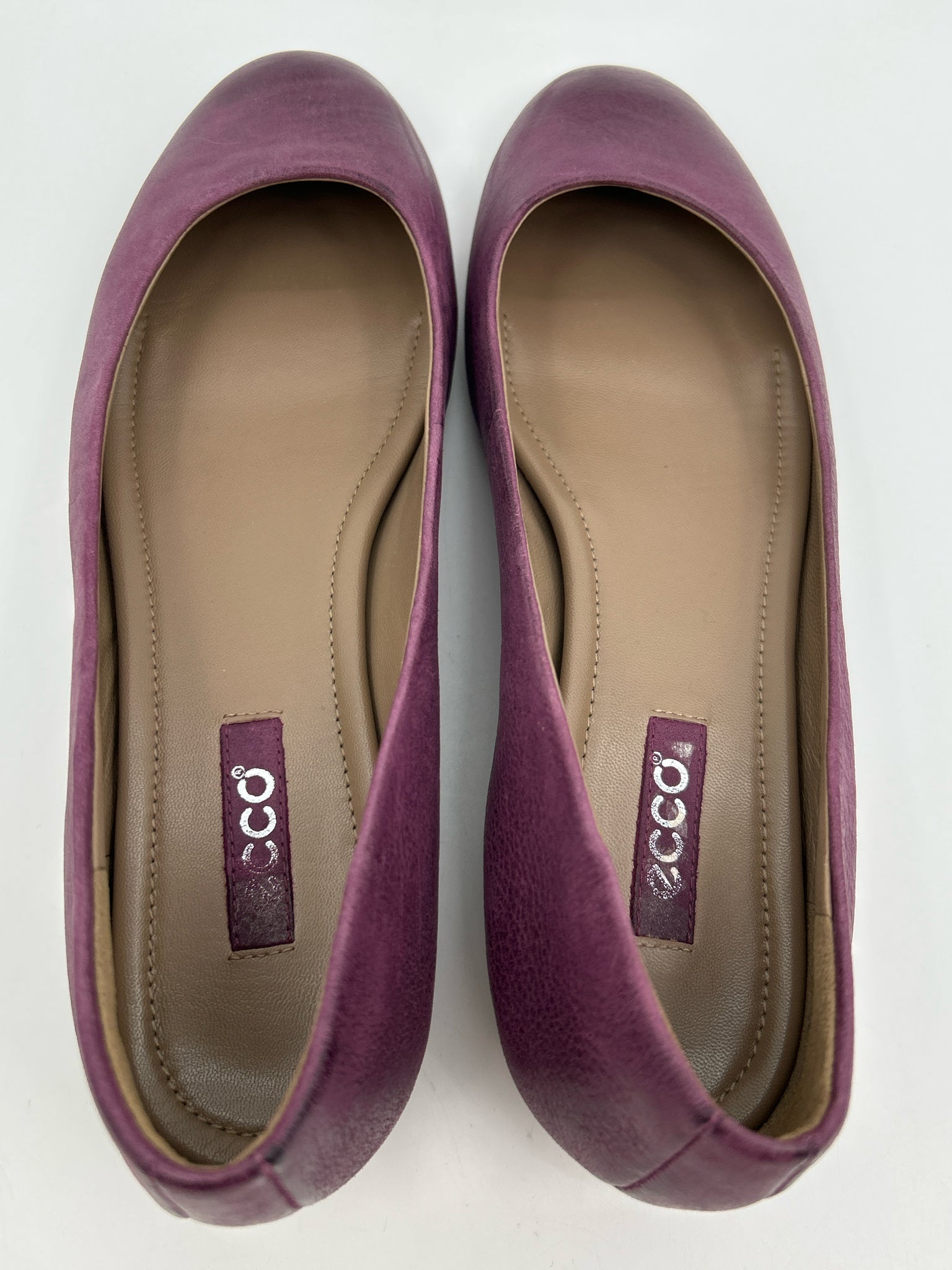 ECCO Size 40/10 Plum Women Flats
