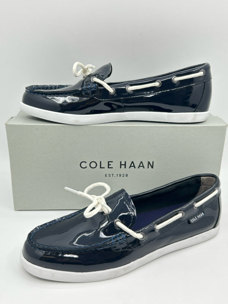 COLE HAAN Nantucket Camp Moccasin Size 9B Navy Flats NIB