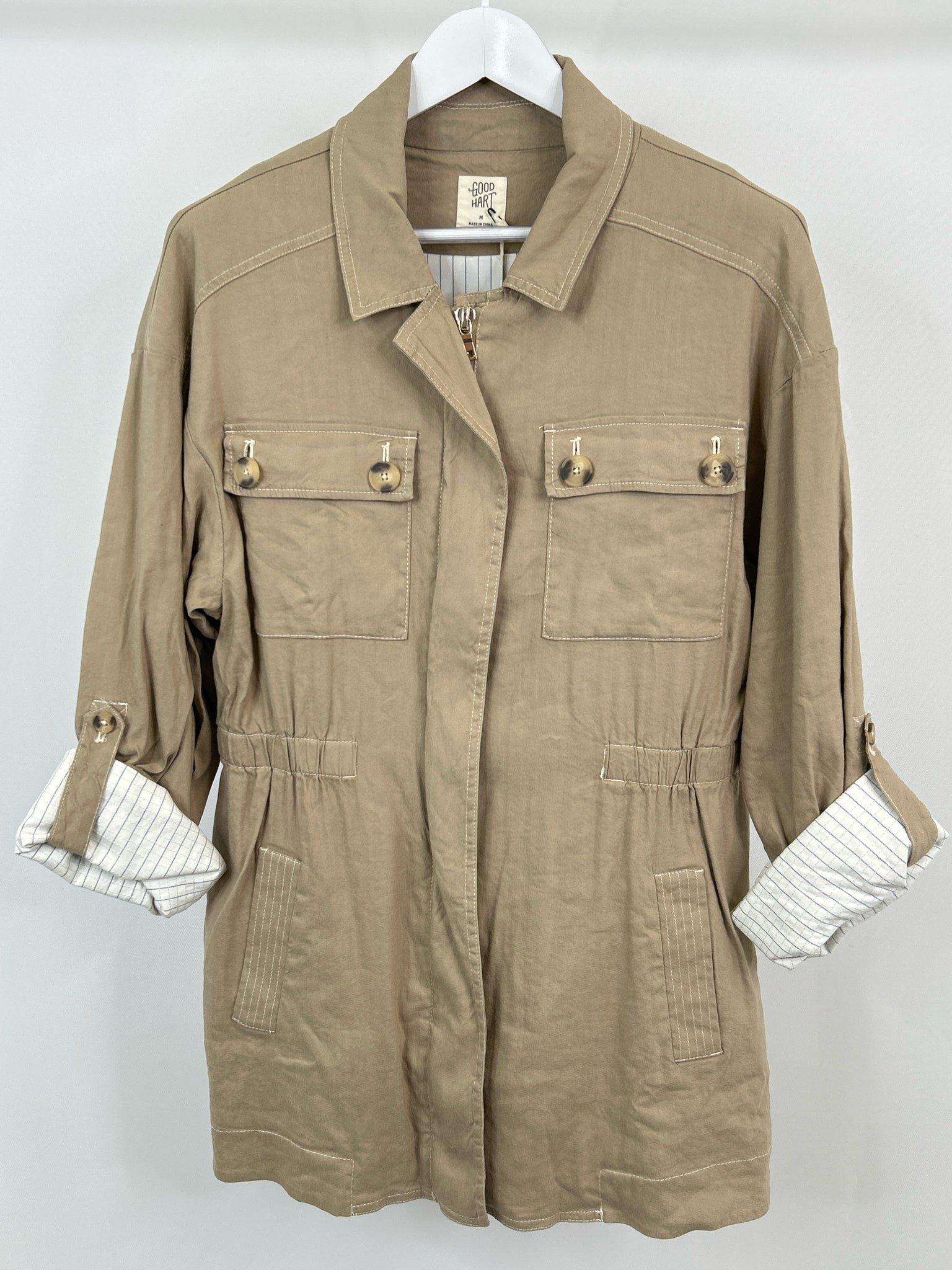 Good Hart Size M KHAKI Women Jacket