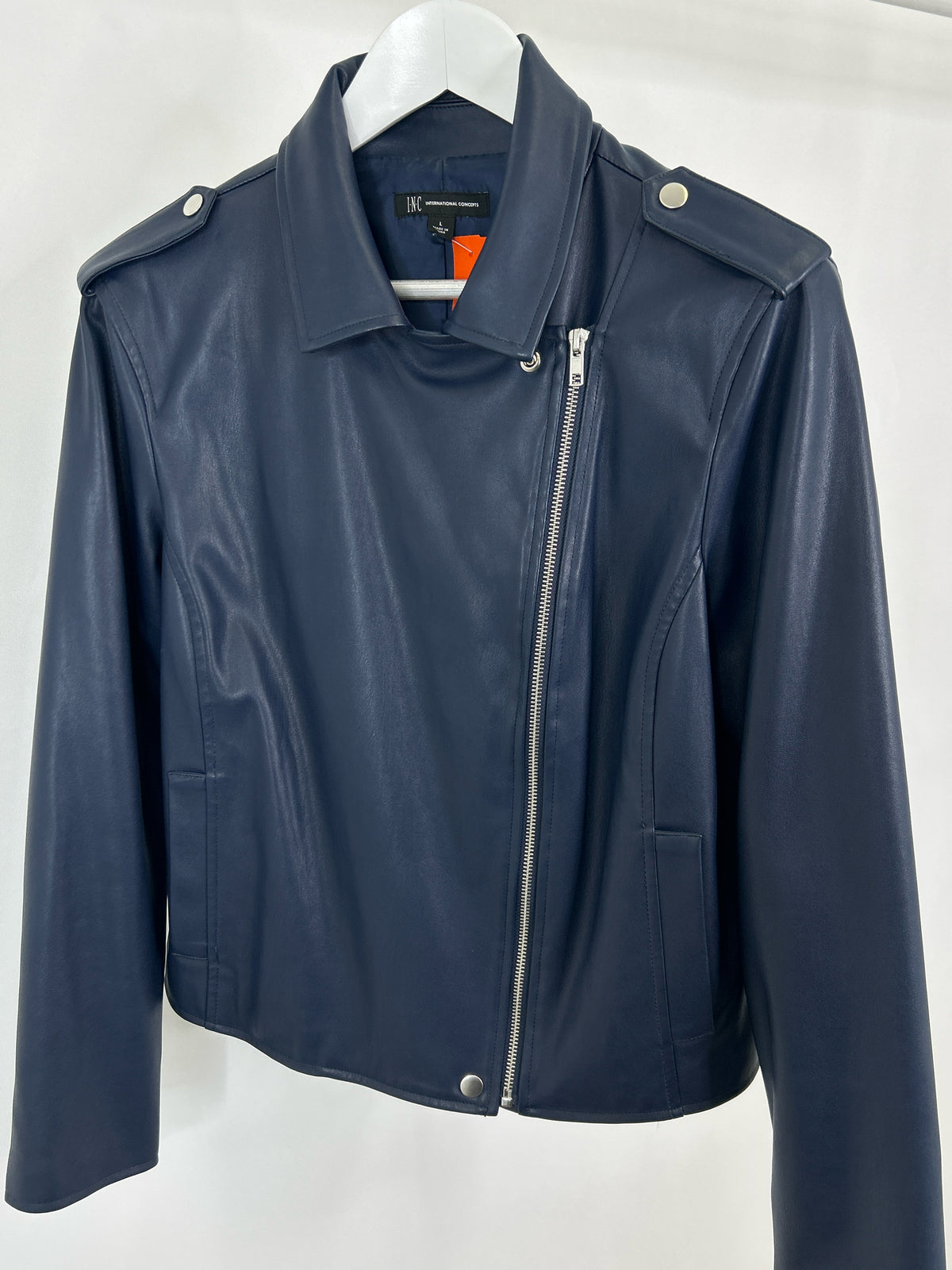 INC Size L Navy Women Jacket