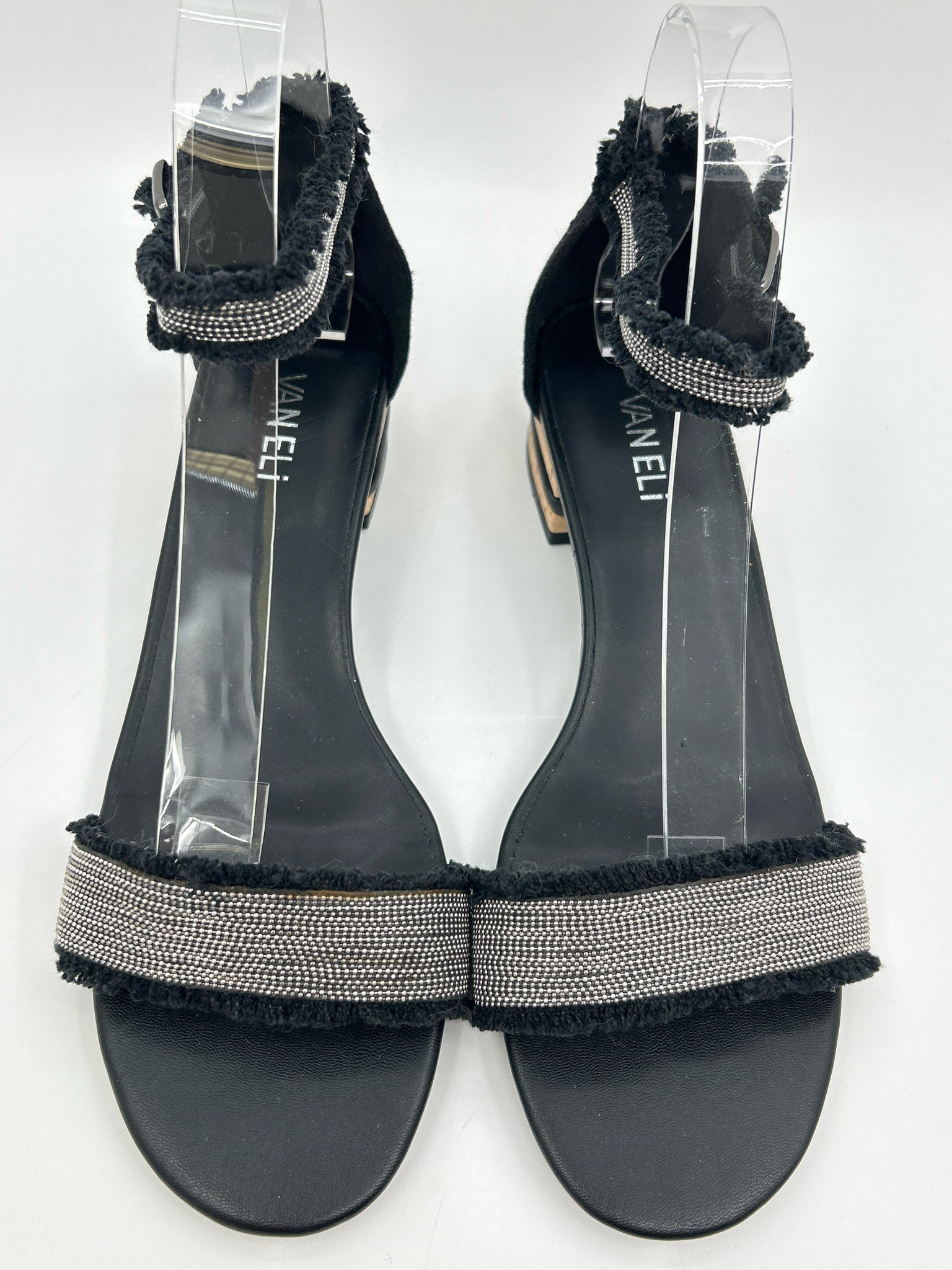 VANELI Size 9.5 Black Women Sandal