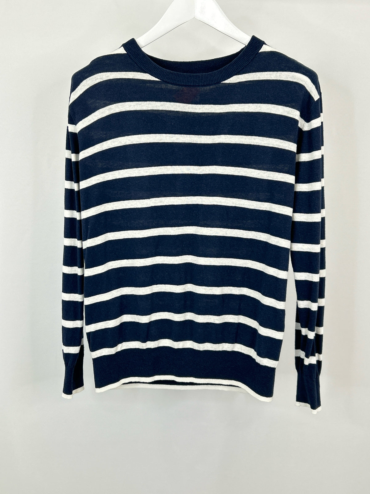 LAKE Size M Navy & White Women Sweater