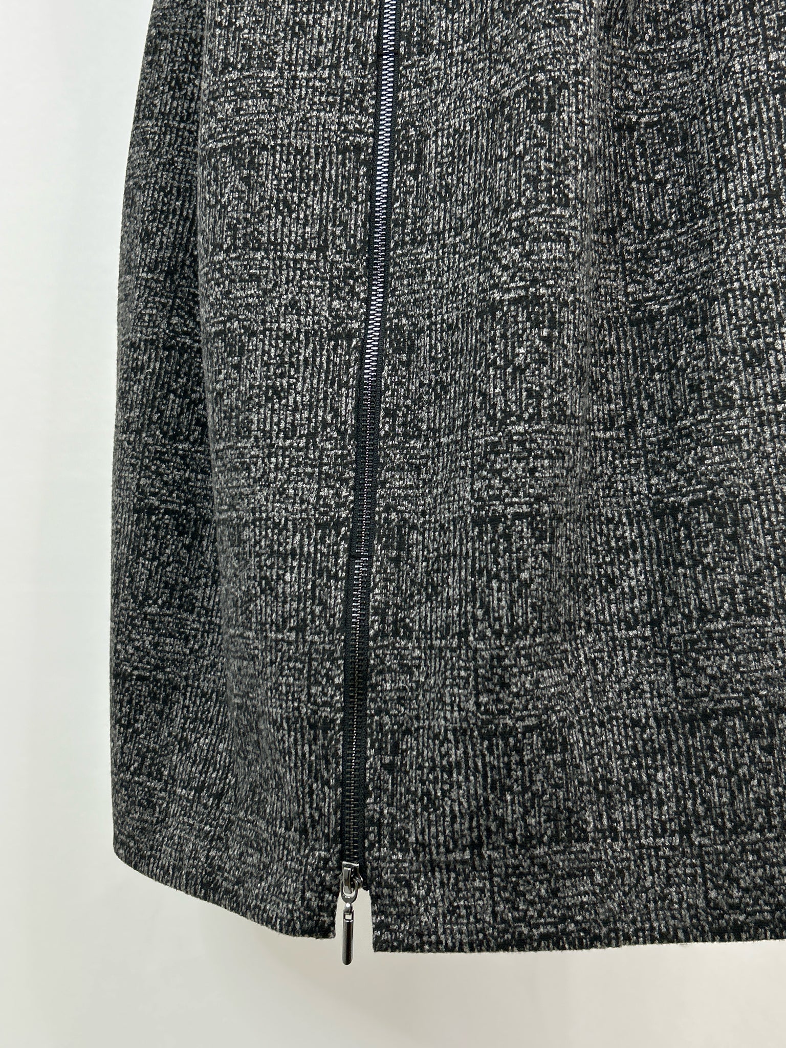 White House Black Market Size 10 GREY PRINT Women Dress