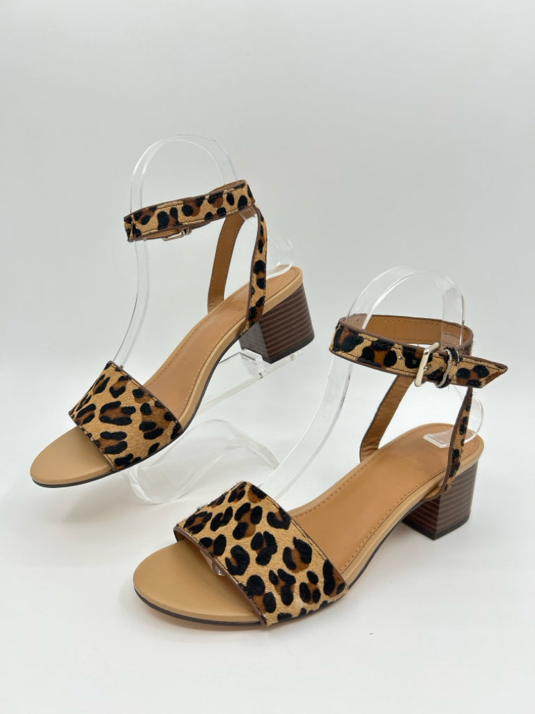 J. CREW Size 6.5 Animal Print Sandal