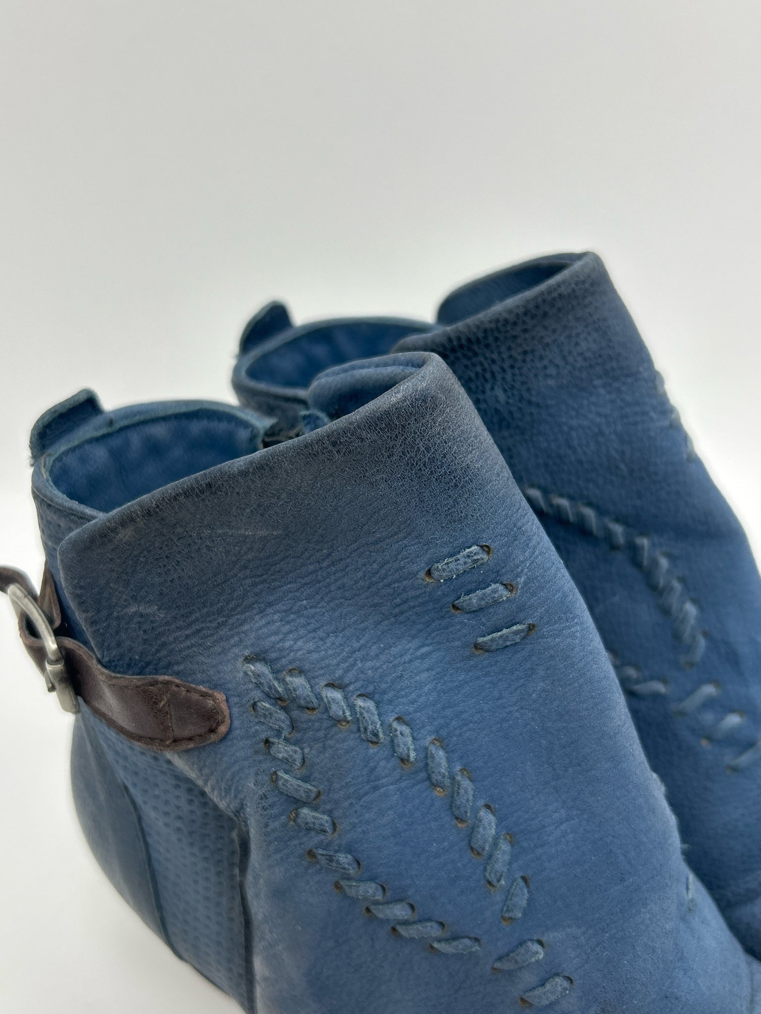 MIZ MOOZ Size 37 Blue Women Booties