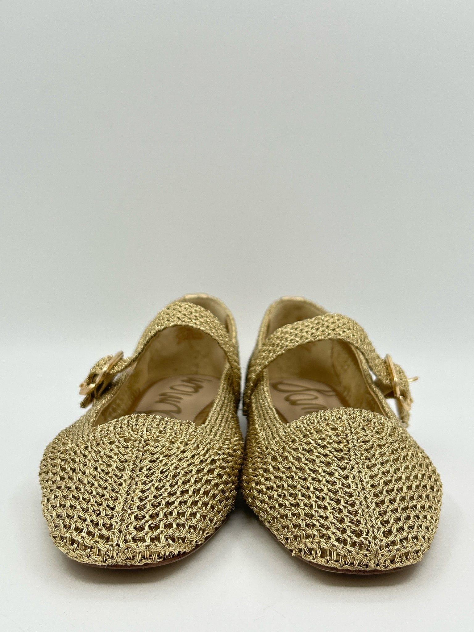 SAM EDELMAN Size 8 Gold Women Flats