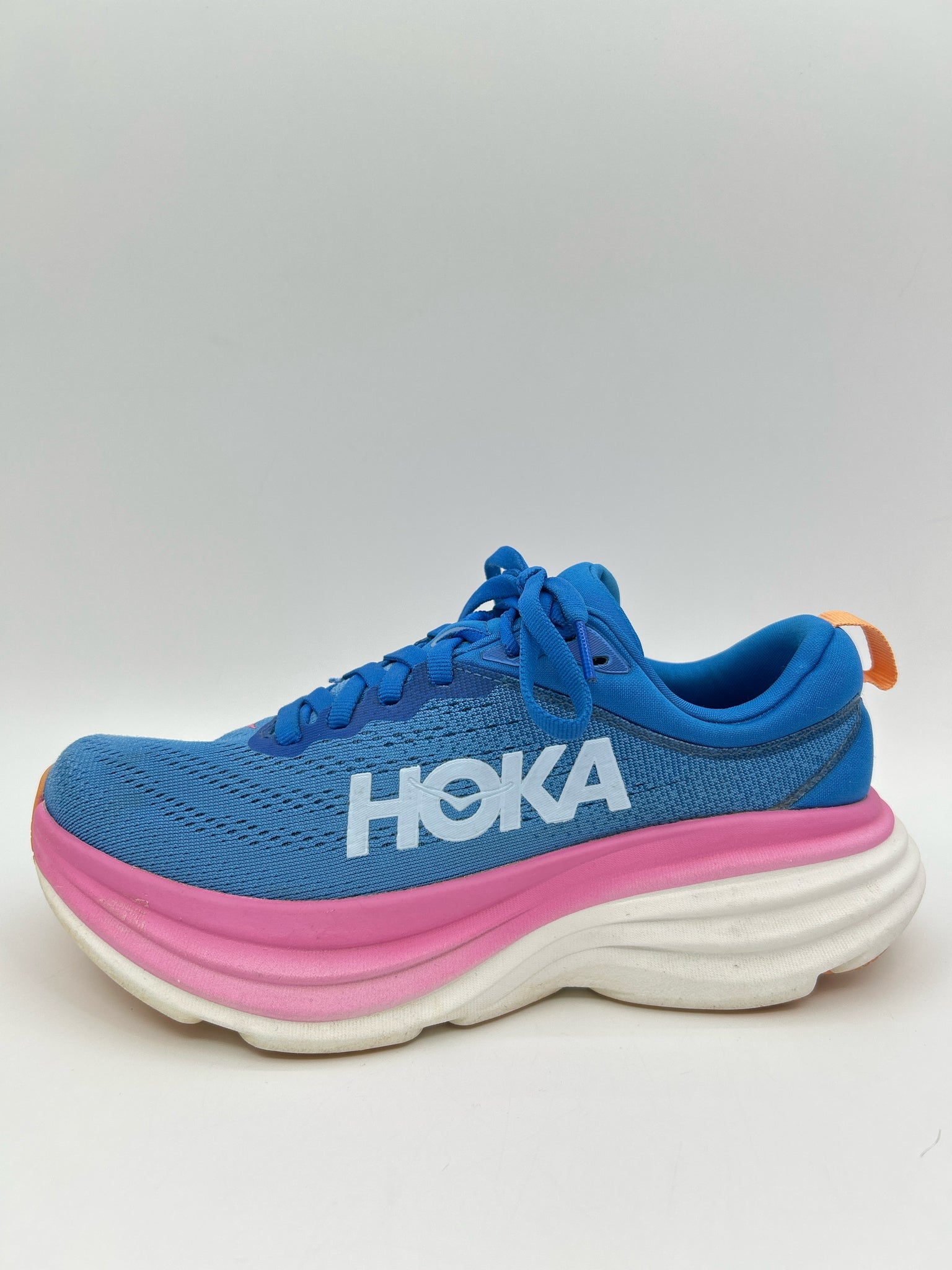 HOKA Size 6B BLUE AND PINK Women Sneakers