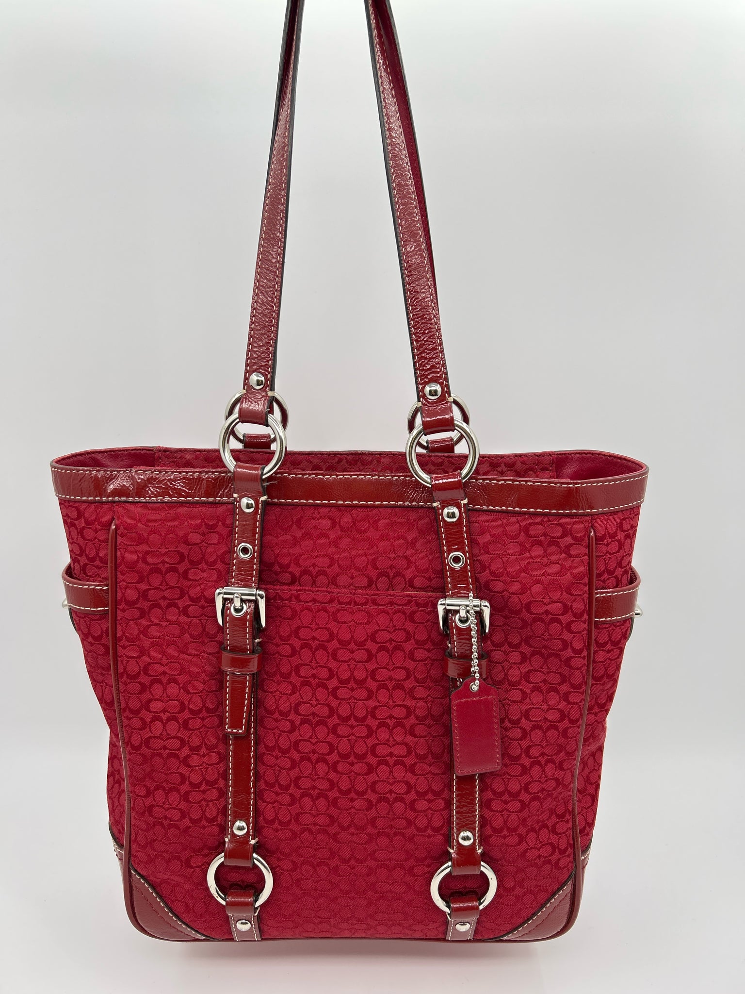 COACH Red Women Tote