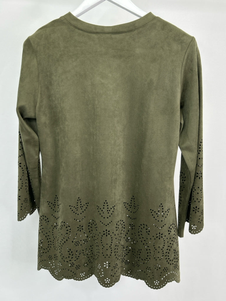 ETHYL Women Size M Green Tunic