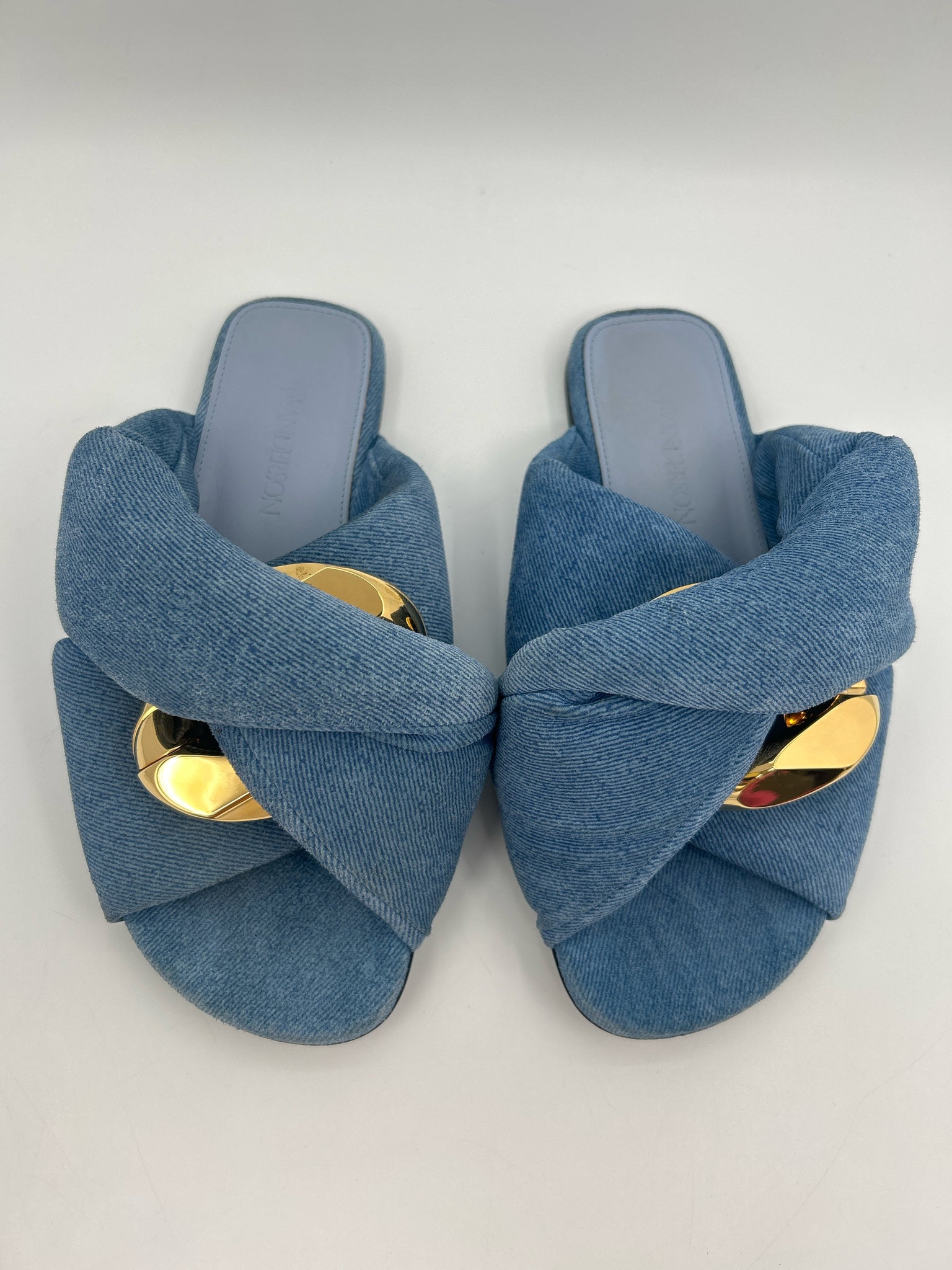 JW ANDERSON Size 38 BLUE DENIM Women Sandal