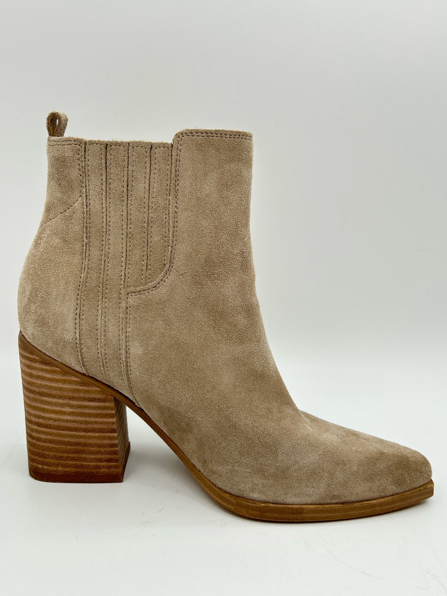 MARC FISHER Size 8M Beige Women Booties