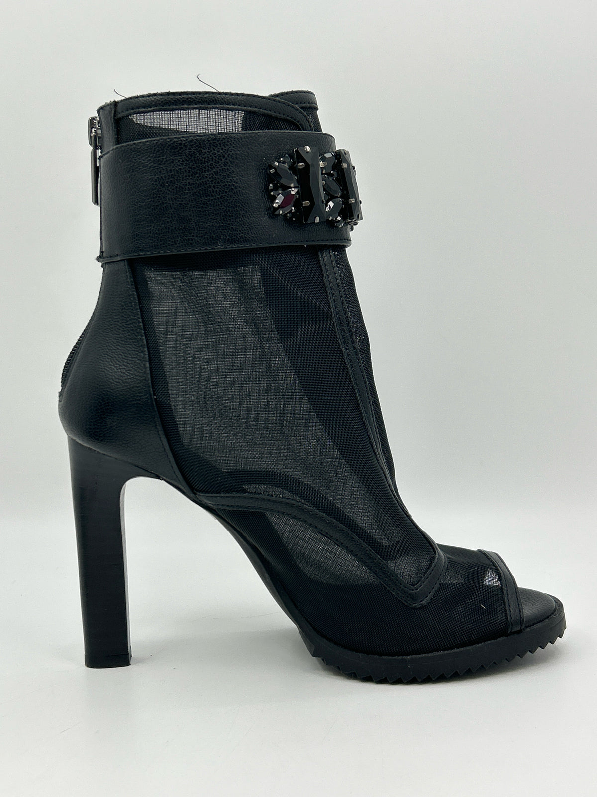 KARL LAGERFELD Size 7.5M Black Women Booties