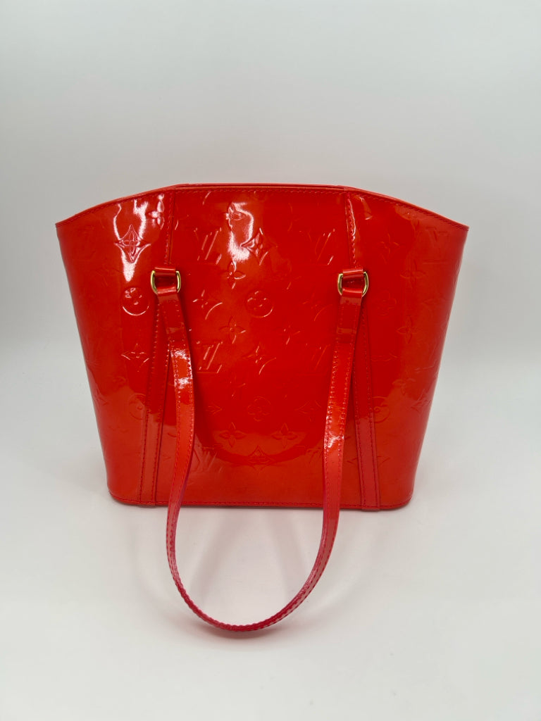 LOUIS VUITTON Red Orange Women's Purse