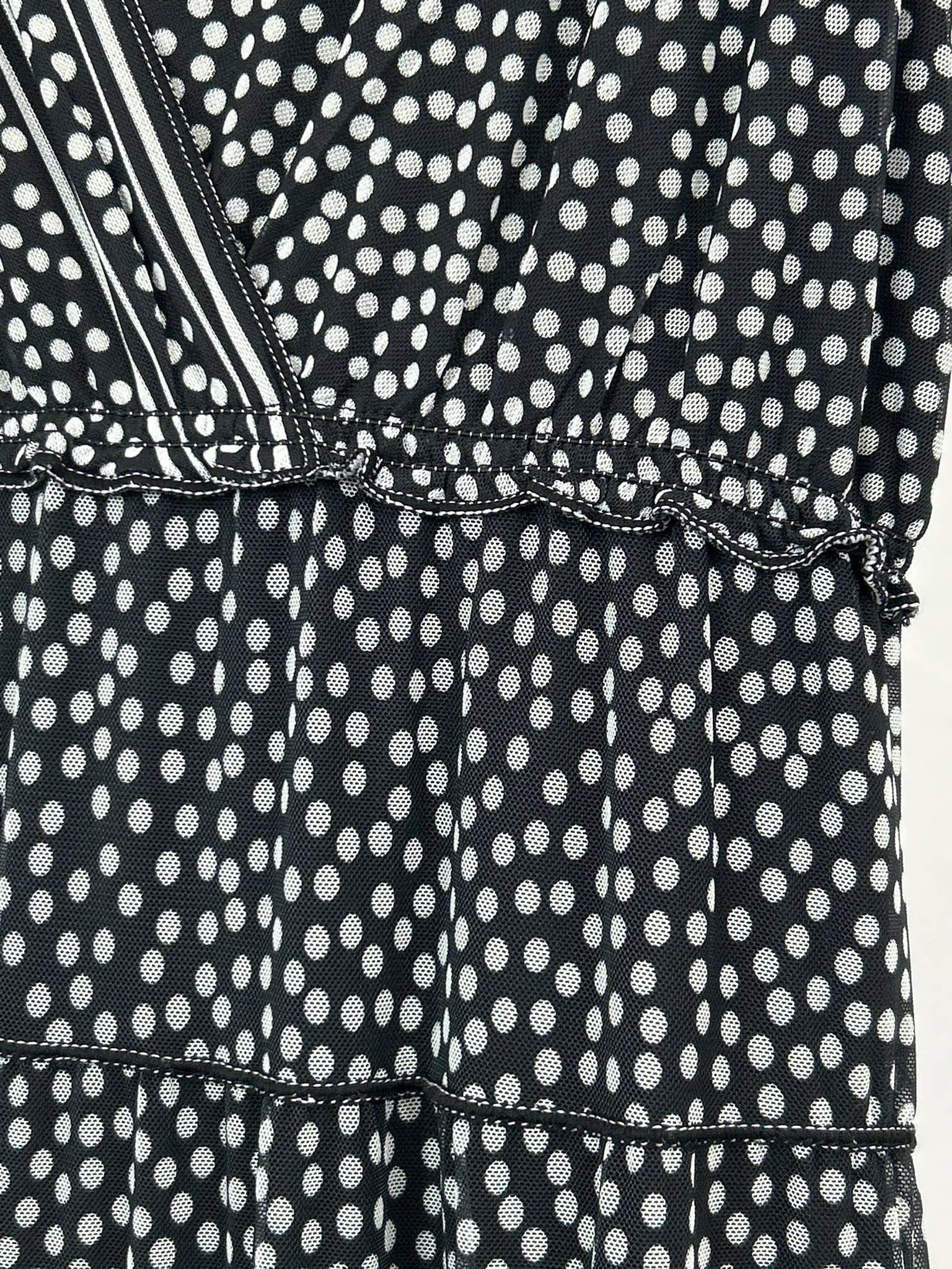 MAX STUDIO Size XL black and cream Women's Dress