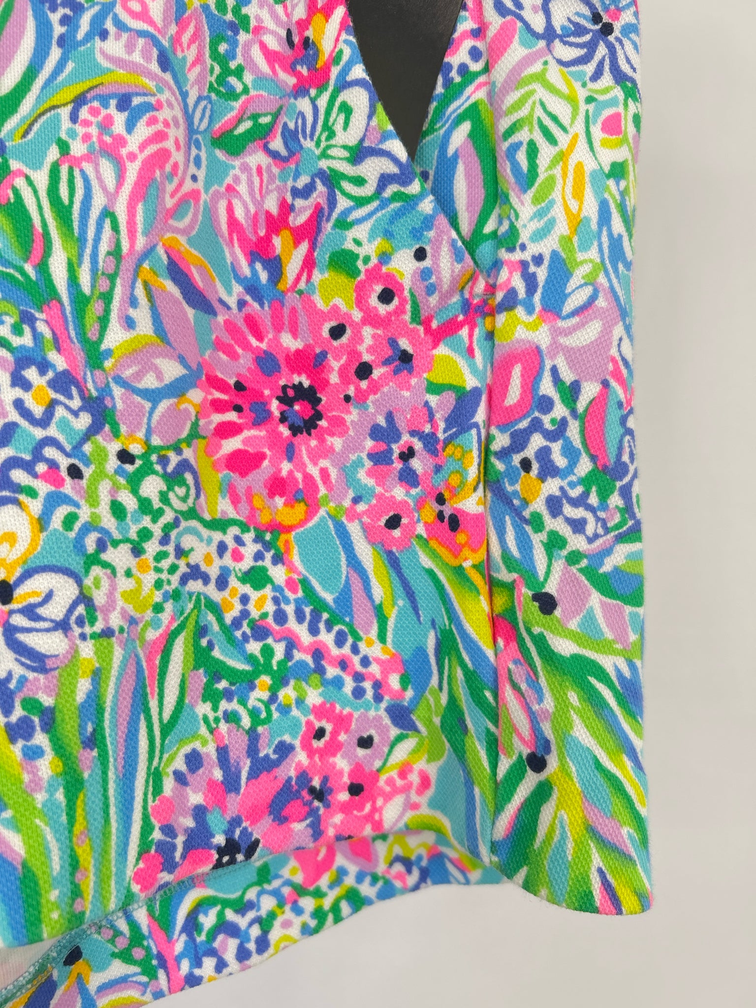 LILLY PULITZER Size 12 Blue floral Women Shorts