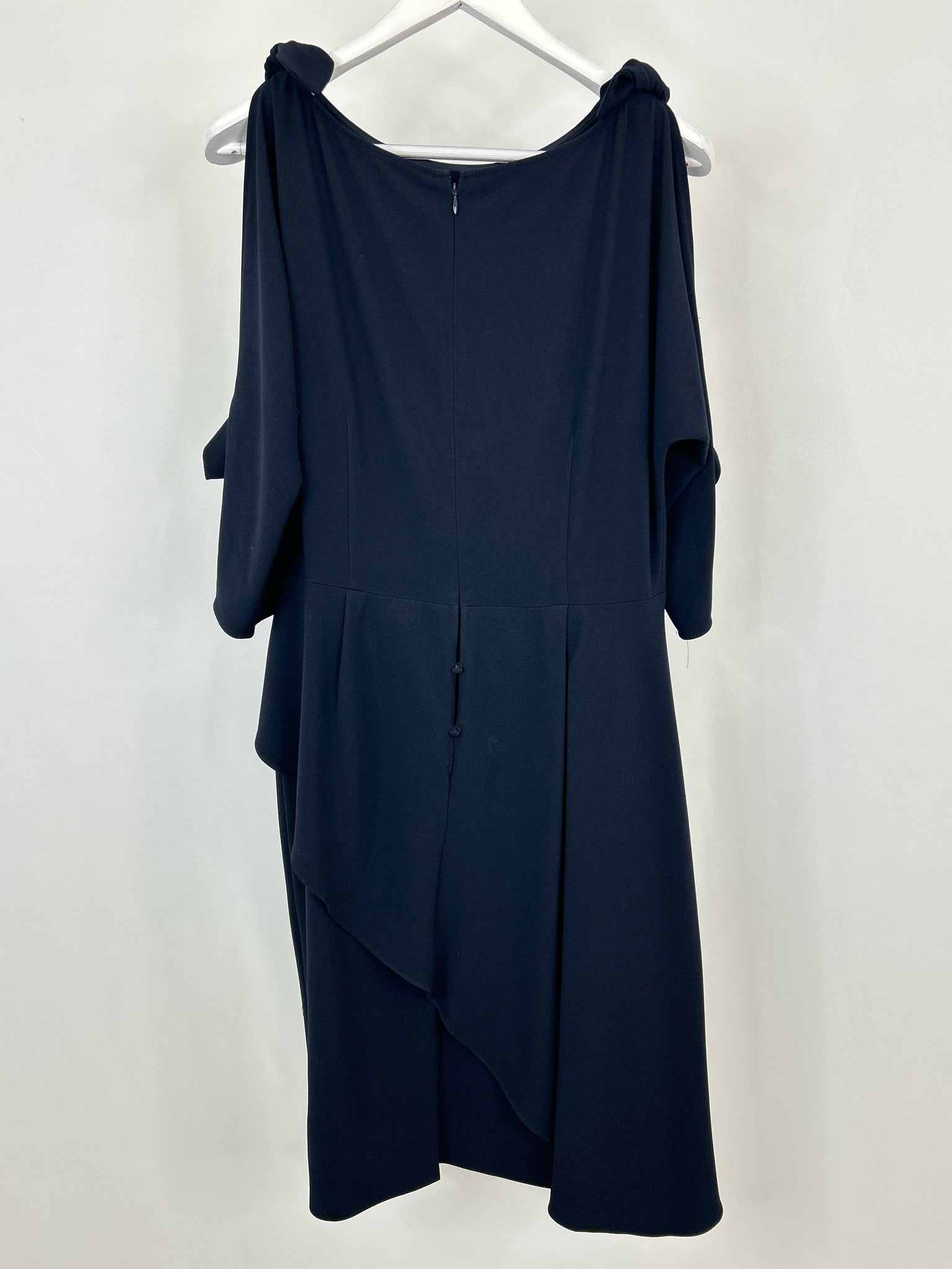 RICKIE FREEMAN TERI JON Size 12 Navy Women Dress