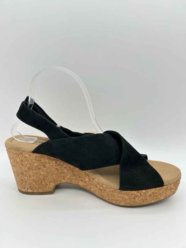 CLARKS COLLECTION Size 11 Black Women's Sandal